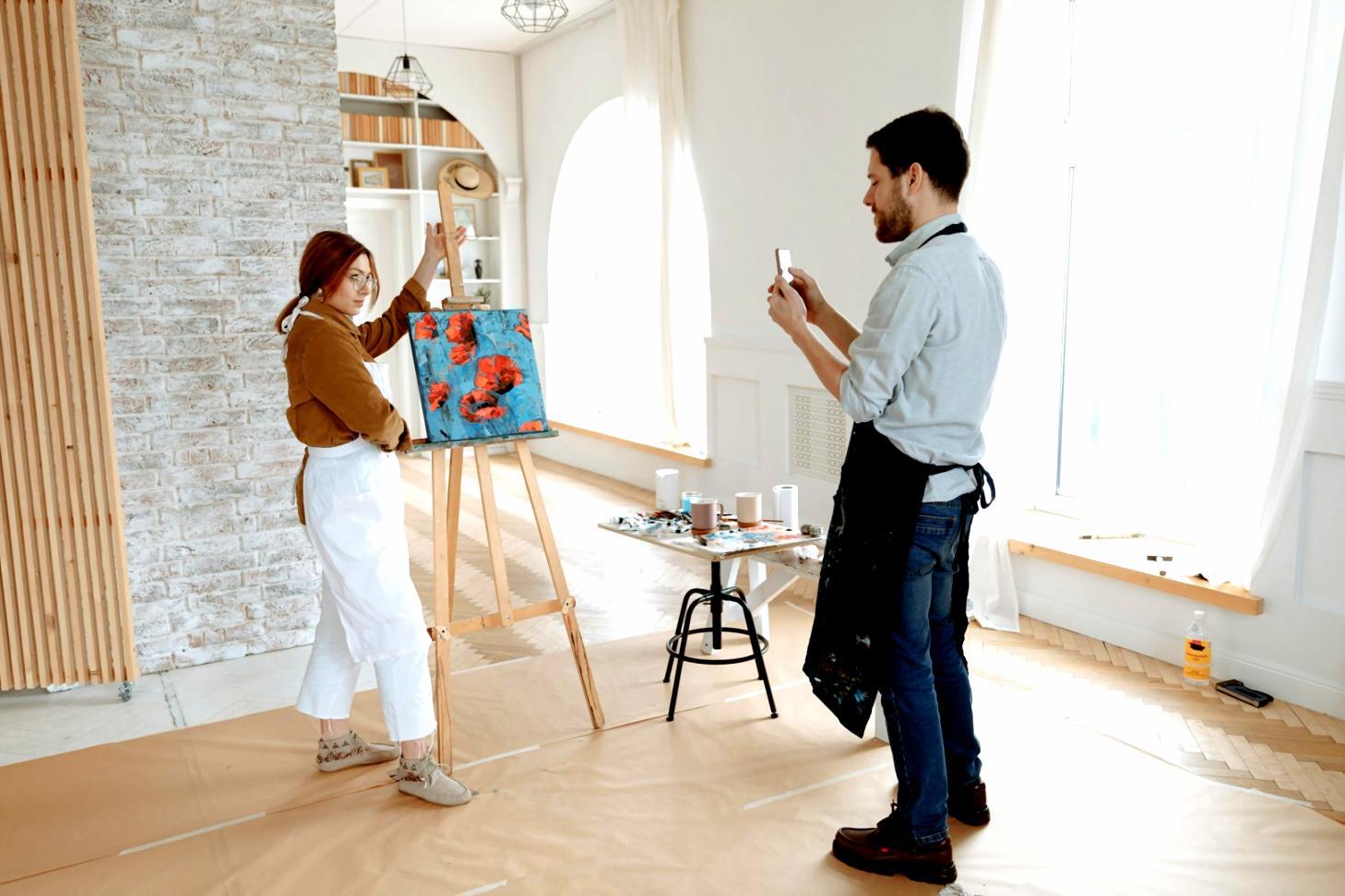 Concept art live webinar session in progress