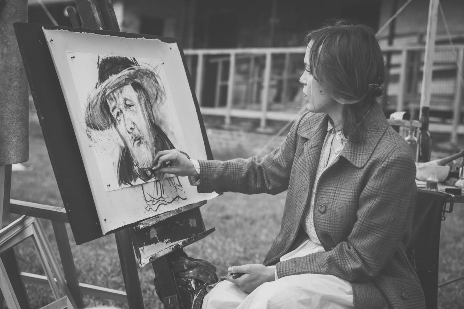 Live concept art webinar session with participants